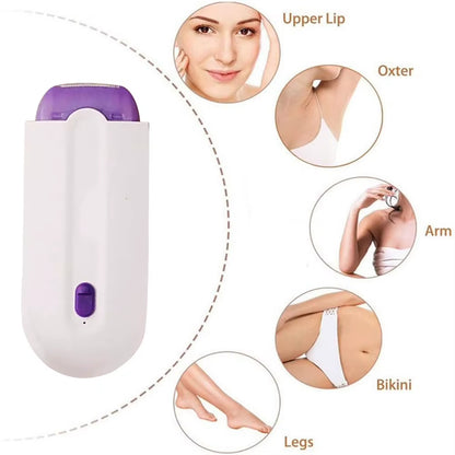 Woman Electric Epilator Professional Safety Hair Removal Shaving Trimmer Painless Portable Chargable for Whole Body Use