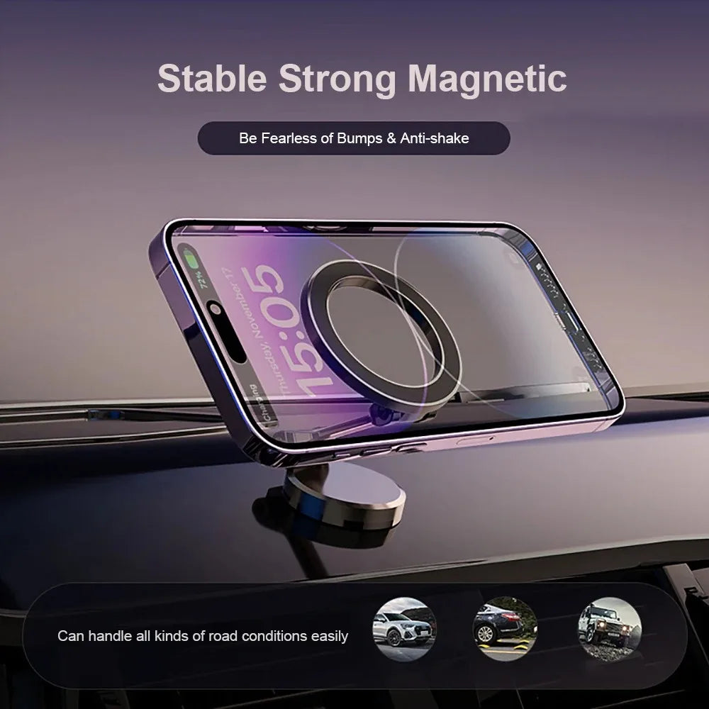 Magnetic Magsafe Car Phone Holder for Vehicles Mobile Support for Car Cell Phone Holder in Car for Phone 15 14 13 Pro Max Plus