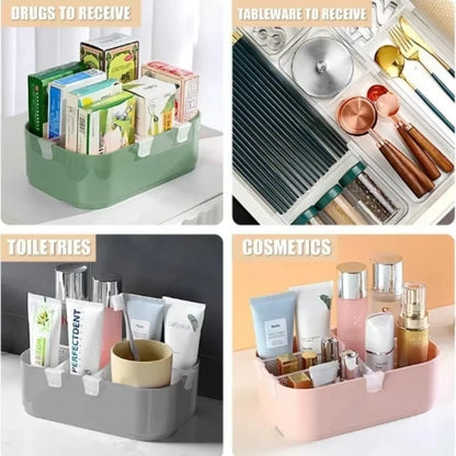 20Pcs Refrigerator Storage Divider Boards Plastic Storage Splint Assorted Kitchen Bottle Cans Organizer Divider Clips